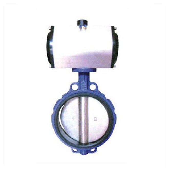Pneumatic Actuated Wafer Butterfly Valve