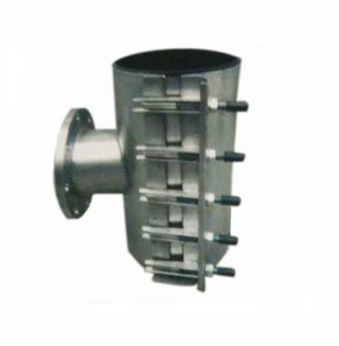 Double band saddle with flanged outlet(tapping sleeve)